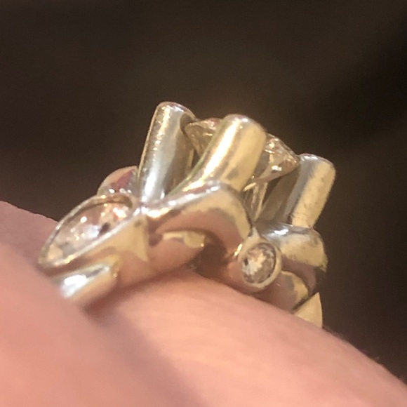 Verragio Platinum EGL cert Diamond Engagement Ring - Picture 15 of 16